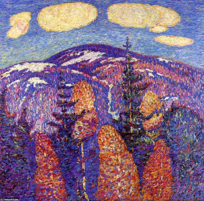 Wikioo.org - The Encyclopedia of Fine Arts - Painting, Artwork by Marsden Hartley - Cosmos (aka The Mountains)