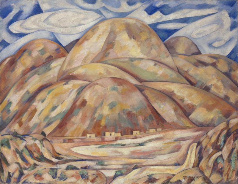 Wikioo.org - The Encyclopedia of Fine Arts - Painting, Artwork by Marsden Hartley - Landscape No. 3, Cash Entry Mines, New Mexico