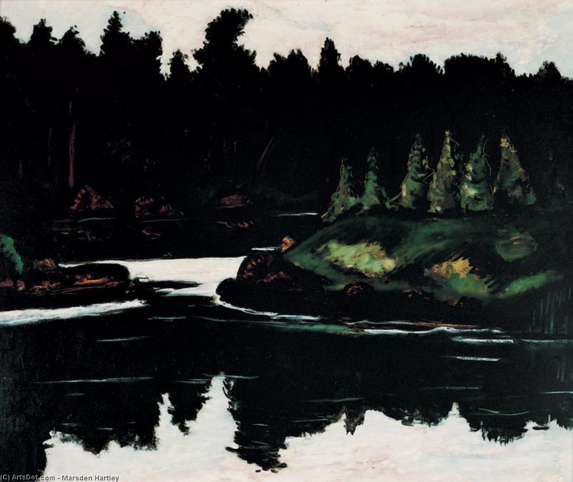 Wikioo.org - The Encyclopedia of Fine Arts - Painting, Artwork by Marsden Hartley - Robin Hood Cove, Georgetown, Maine