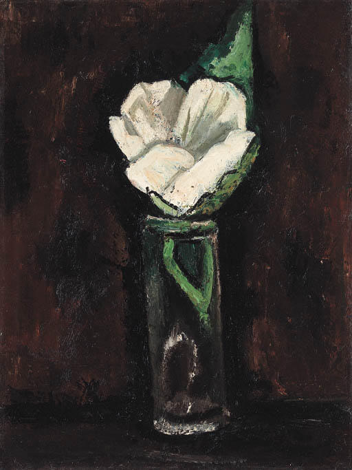 WikiOO.org - Encyclopedia of Fine Arts - Maalaus, taideteos Marsden Hartley - White Hibiscus