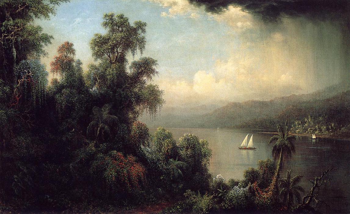 Wikioo.org - The Encyclopedia of Fine Arts - Painting, Artwork by Martin Johnson Heade - Coast of Jamaica