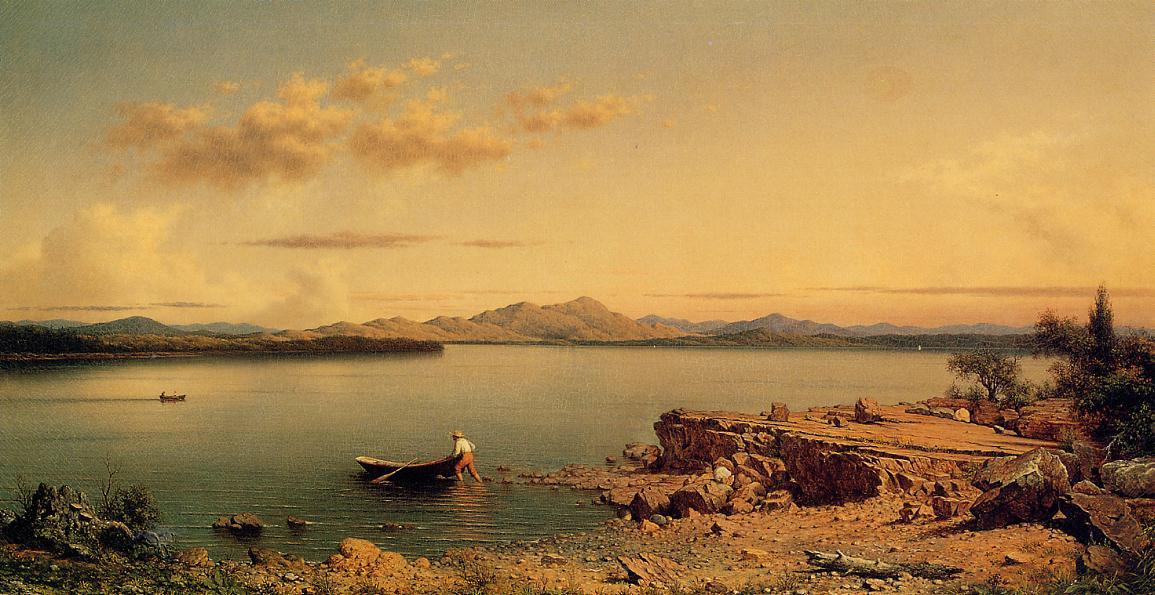 WikiOO.org - Енциклопедия за изящни изкуства - Живопис, Произведения на изкуството Martin Johnson Heade - Lake George