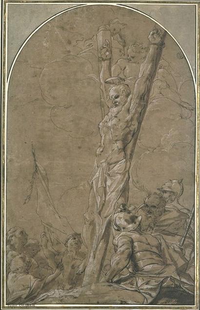 Wikioo.org - The Encyclopedia of Fine Arts - Painting, Artwork by Mattia Preti - Martyrdom of Saint Andrew