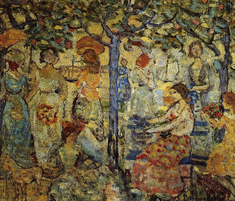 Wikioo.org - The Encyclopedia of Fine Arts - Painting, Artwork by Maurice Brazil Prendergast - Acadia