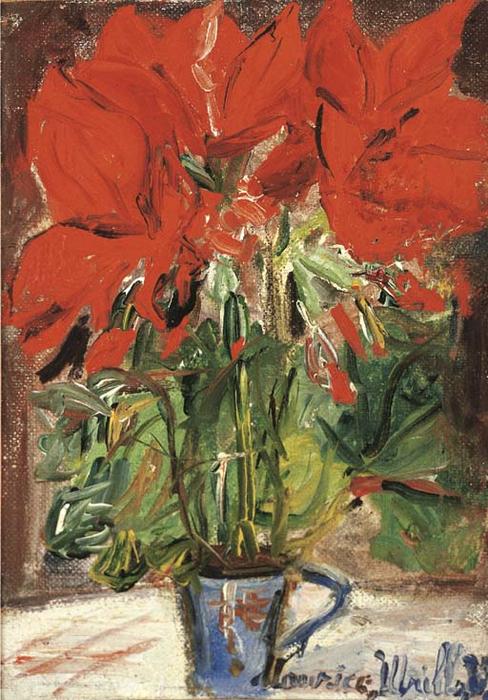 WikiOO.org - Енциклопедия за изящни изкуства - Живопис, Произведения на изкуството Maurice Utrillo - Bouquet of Flowers