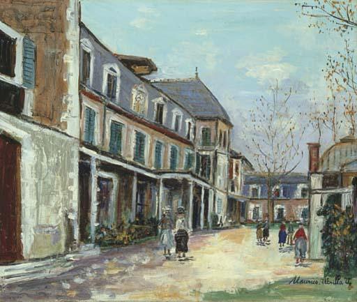 Wikioo.org - สารานุกรมวิจิตรศิลป์ - จิตรกรรม Maurice Utrillo - Hospice of St. Vincent de Paul (The birthplace of St Vincent)