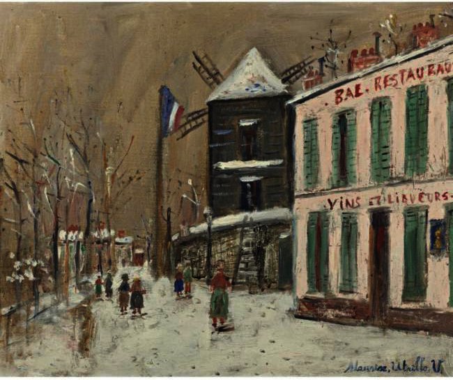 Wikioo.org - The Encyclopedia of Fine Arts - Painting, Artwork by Maurice Utrillo - Montmartre 5