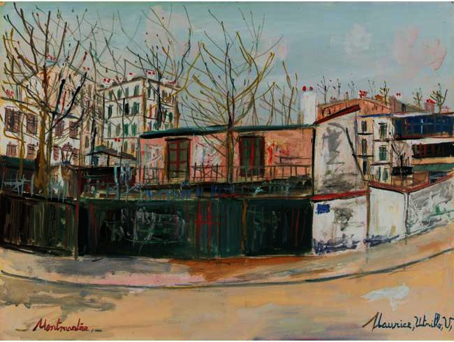 Wikioo.org - The Encyclopedia of Fine Arts - Painting, Artwork by Maurice Utrillo - Montmartre 7