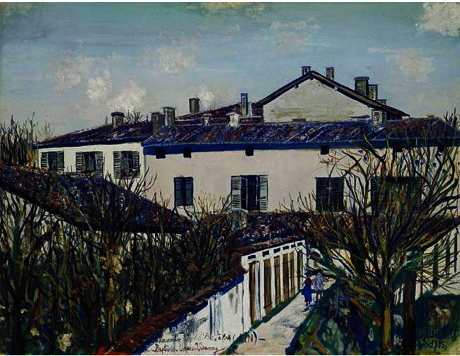 Wikioo.org - The Encyclopedia of Fine Arts - Painting, Artwork by Maurice Utrillo - Presbytere Jean Bienheureux Cure D'art