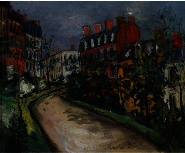 WikiOO.org - Енциклопедия за изящни изкуства - Живопис, Произведения на изкуството Maurice Utrillo - Rue de Paris 2