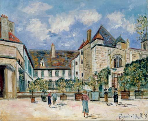 Wikioo.org – La Enciclopedia de las Bellas Artes - Pintura, Obras de arte de Maurice Utrillo - Saint-Jean-d Ardières, Ródano