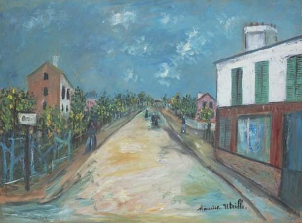 WikiOO.org - Енциклопедія образотворчого мистецтва - Живопис, Картини
 Maurice Utrillo - The Argenteuil road, Val-d'Oise