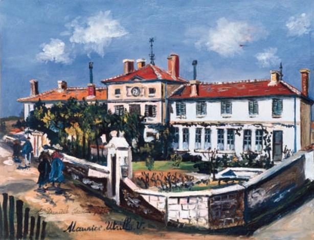 WikiOO.org - Encyclopedia of Fine Arts - Maalaus, taideteos Maurice Utrillo - The house of Isabel