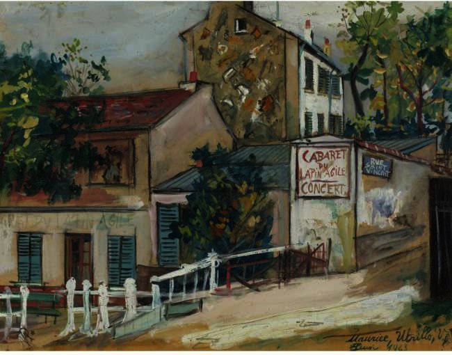 Wikioo.org - The Encyclopedia of Fine Arts - Painting, Artwork by Maurice Utrillo - The Lapin Agile 2