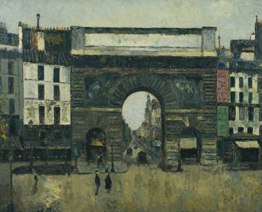 Wikioo.org - สารานุกรมวิจิตรศิลป์ - จิตรกรรม Maurice Utrillo - The Saint Martin Gate