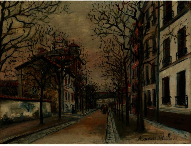 Wikioo.org - The Encyclopedia of Fine Arts - Painting, Artwork by Maurice Utrillo - Villejuif street