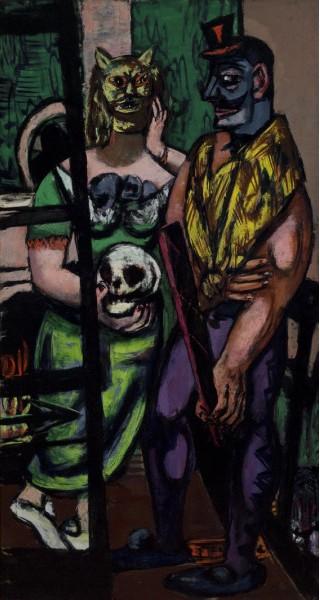 Wikioo.org - The Encyclopedia of Fine Arts - Painting, Artwork by Max Beckmann - Masquerade