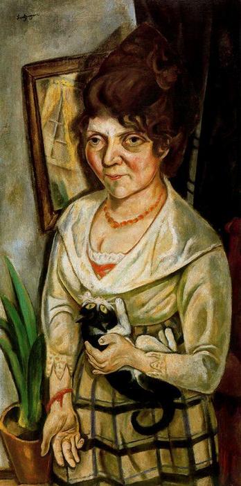 WikiOO.org - Encyclopedia of Fine Arts - Maľba, Artwork Max Beckmann - Portrait of Fridel Battenberg