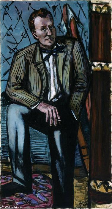 WikiOO.org - Encyclopedia of Fine Arts - Maleri, Artwork Max Beckmann - Portrait of Perry T. Rathbone