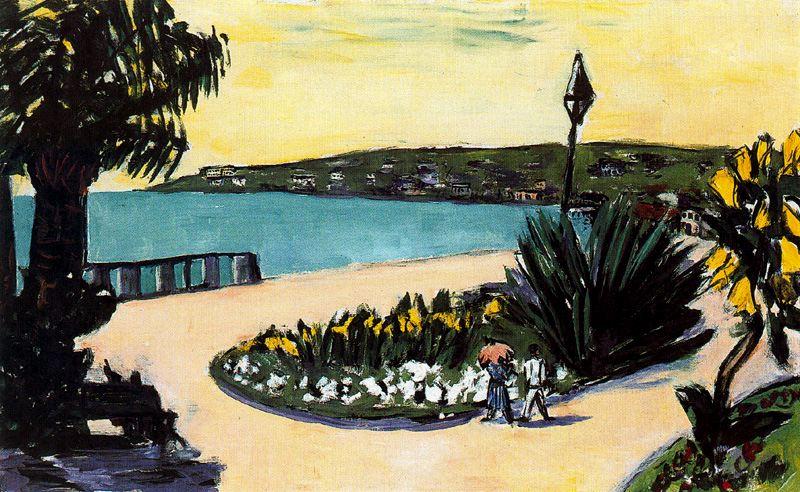 Wikioo.org – La Enciclopedia de las Bellas Artes - Pintura, Obras de arte de Max Beckmann - pequeño italiano paisaje