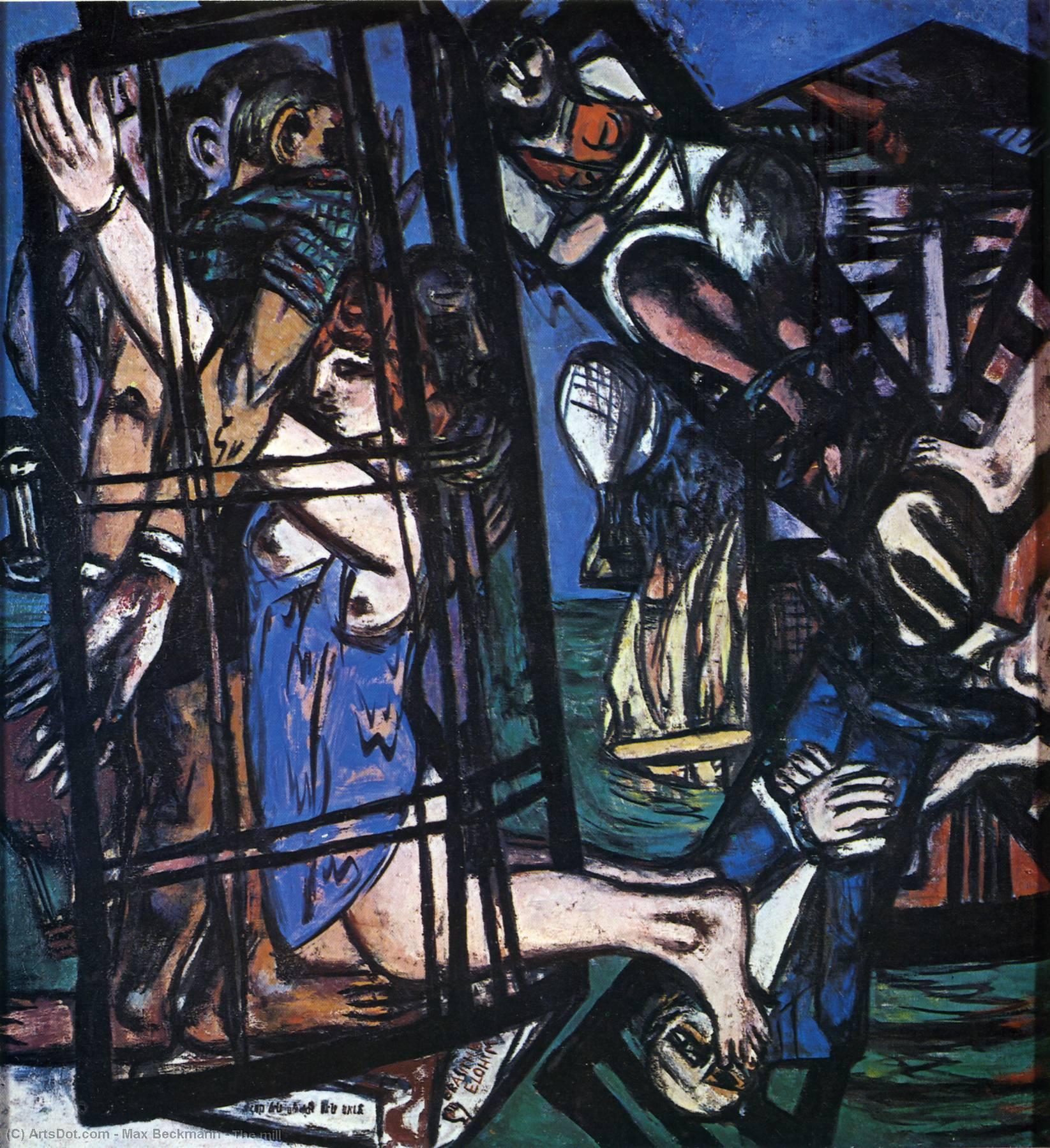 Wikioo.org - The Encyclopedia of Fine Arts - Painting, Artwork by Max Beckmann - The mill