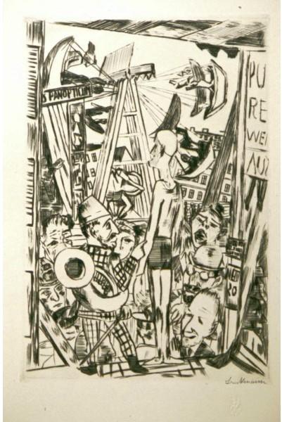 WikiOO.org - Enciklopedija likovnih umjetnosti - Slikarstvo, umjetnička djela Max Beckmann - The Tall Man