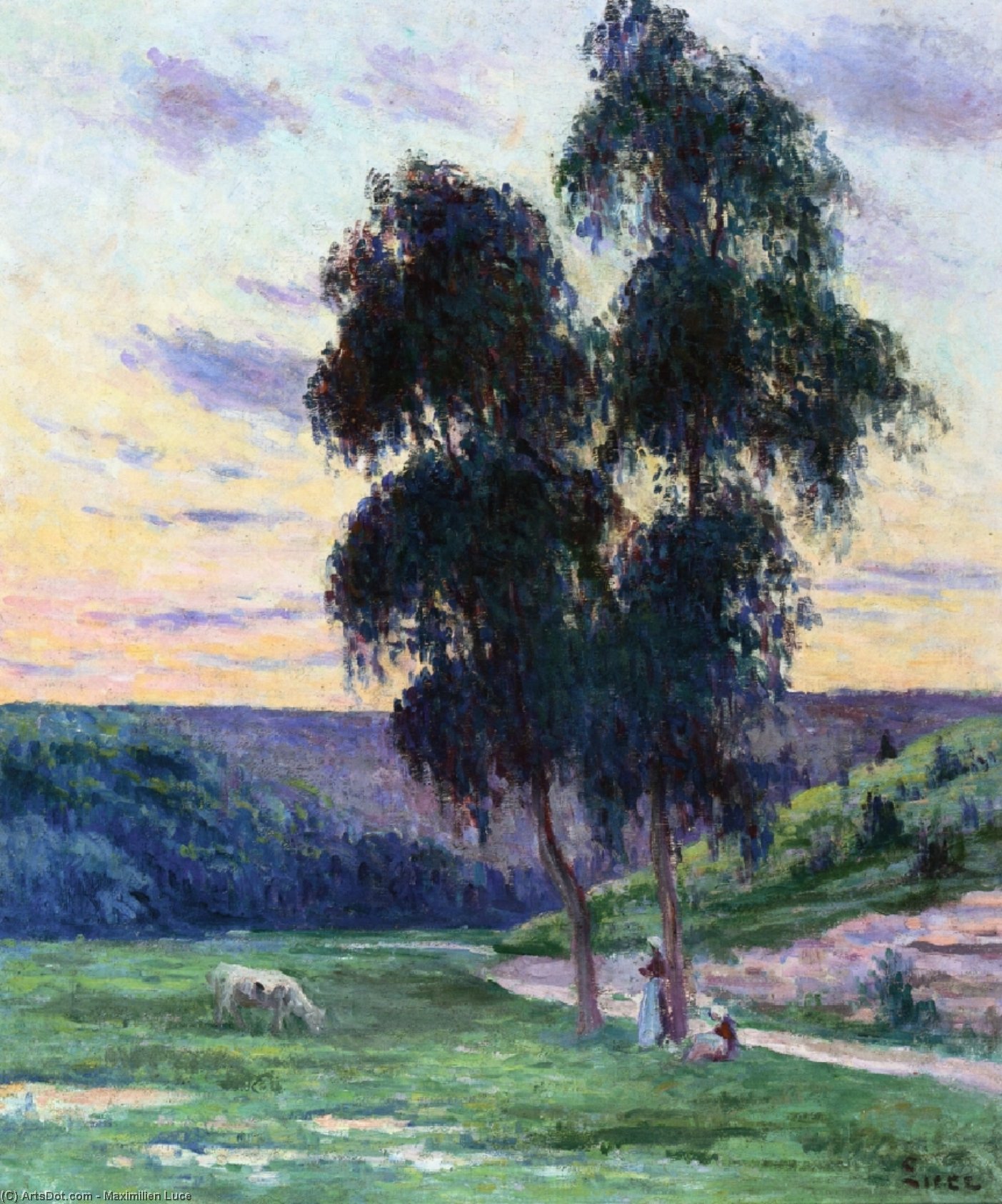Wikioo.org - The Encyclopedia of Fine Arts - Painting, Artwork by Maximilien Luce - Bessy sur Cure