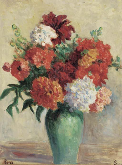Wikioo.org - สารานุกรมวิจิตรศิลป์ - จิตรกรรม Maximilien Luce - Bouquet of Flowers