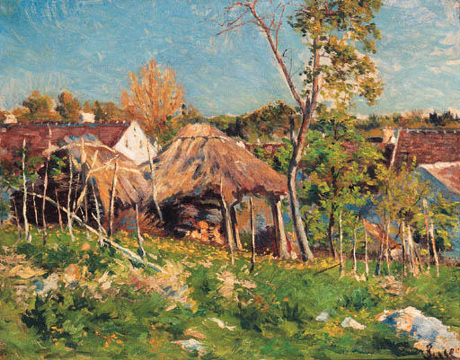 Wikioo.org - The Encyclopedia of Fine Arts - Painting, Artwork by Maximilien Luce - Ladscape of Ile de France