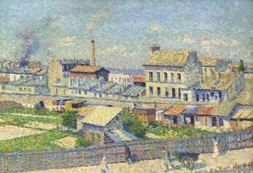 Wikioo.org - The Encyclopedia of Fine Arts - Painting, Artwork by Maximilien Luce - Montmartre, the Damrémont street