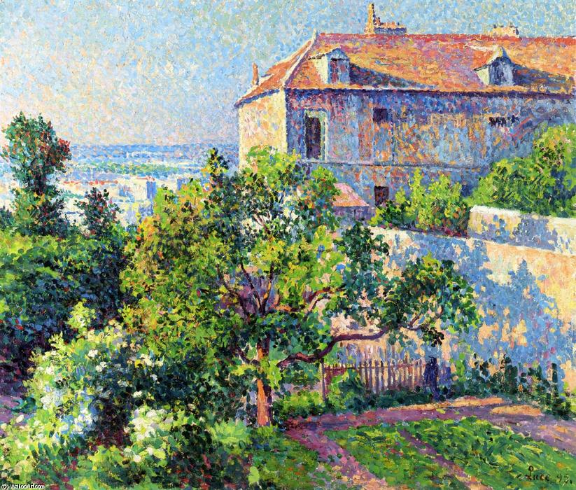 Wikioo.org - The Encyclopedia of Fine Arts - Painting, Artwork by Maximilien Luce - Montmartre, the House of Suzanne Valadon