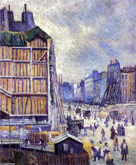 WikiOO.org - Енциклопедия за изящни изкуства - Живопис, Произведения на изкуството Maximilien Luce - Réaumur street
