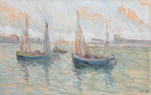 Wikioo.org - The Encyclopedia of Fine Arts - Painting, Artwork by Maximilien Luce - Sailboats