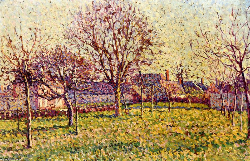 WikiOO.org - Encyclopedia of Fine Arts - Maalaus, taideteos Maximilien Luce - The Orchard at Eragny