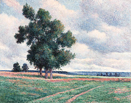 Wikioo.org - The Encyclopedia of Fine Arts - Painting, Artwork by Maximilien Luce - The plain of Grsillons