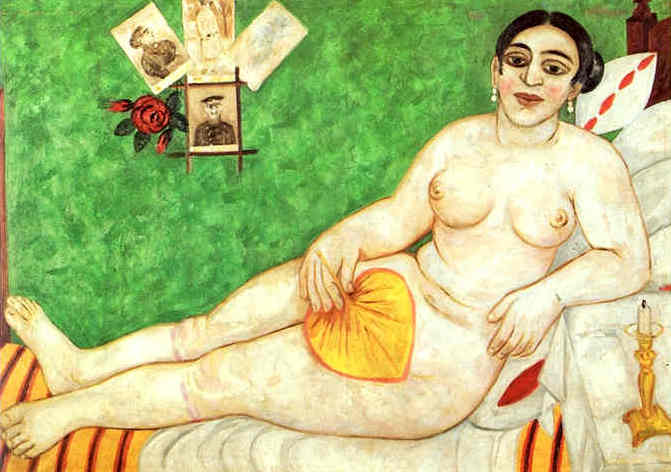 Wikioo.org - The Encyclopedia of Fine Arts - Painting, Artwork by Mikhail Fiodorovich Larionov - Jewish Venus