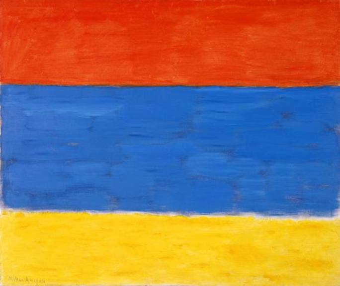 Wikioo.org - The Encyclopedia of Fine Arts - Painting, Artwork by Milton Avery - Blue Sea, Red Sky