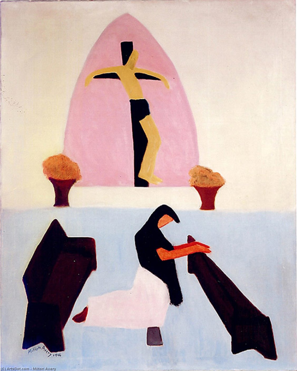 Wikioo.org - The Encyclopedia of Fine Arts - Painting, Artwork by Milton Avery - Crucifixion