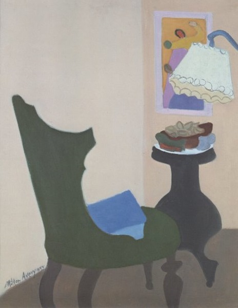 Wikioo.org - The Encyclopedia of Fine Arts - Painting, Artwork by Milton Avery - Green Chair