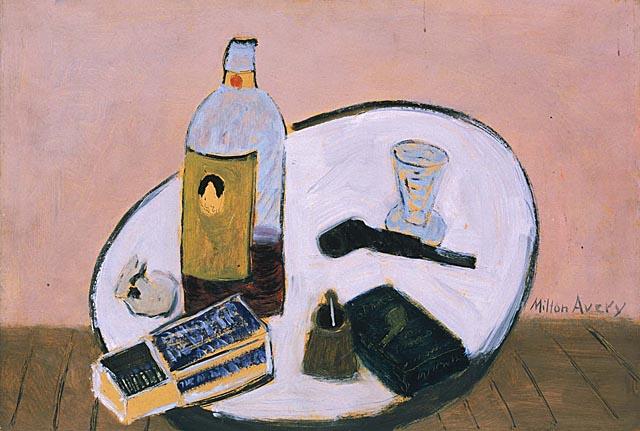Wikioo.org - The Encyclopedia of Fine Arts - Painting, Artwork by Milton Avery - Pink Still Life