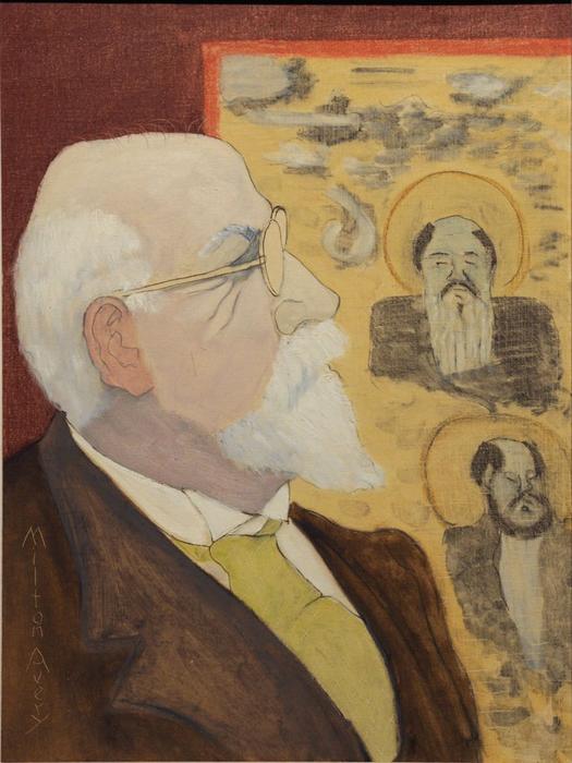 WikiOO.org - Encyclopedia of Fine Arts - Målning, konstverk Milton Avery - Portrait of Kelekian