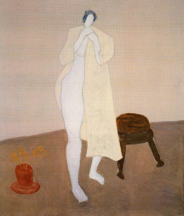 WikiOO.org - Encyclopedia of Fine Arts - Lukisan, Artwork Milton Avery - Robed Nude