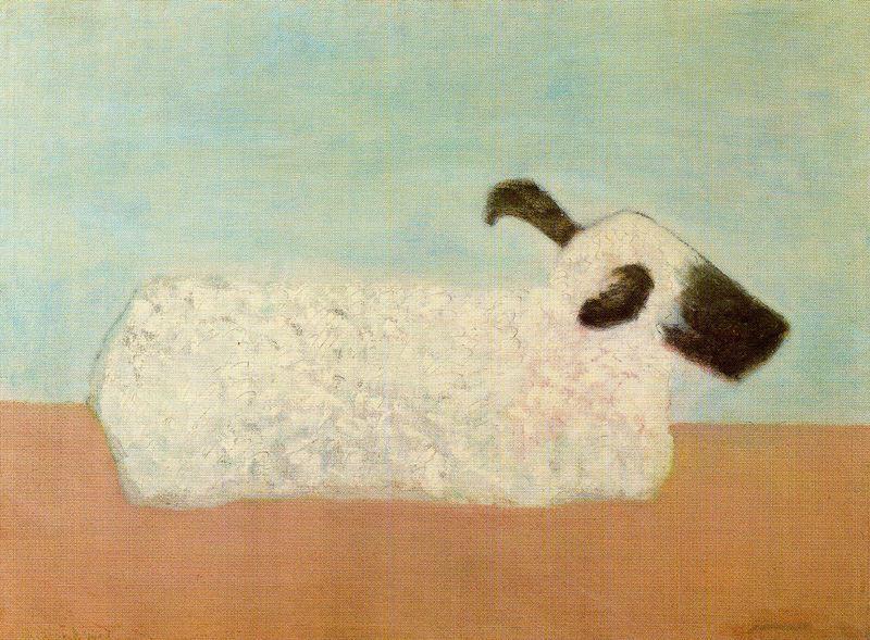 Wikioo.org - สารานุกรมวิจิตรศิลป์ - จิตรกรรม Milton Avery - Sheep