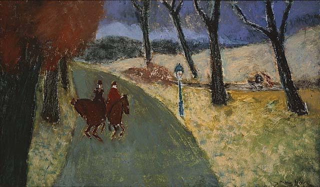 Wikioo.org - The Encyclopedia of Fine Arts - Painting, Artwork by Milton Avery - Winter Riders