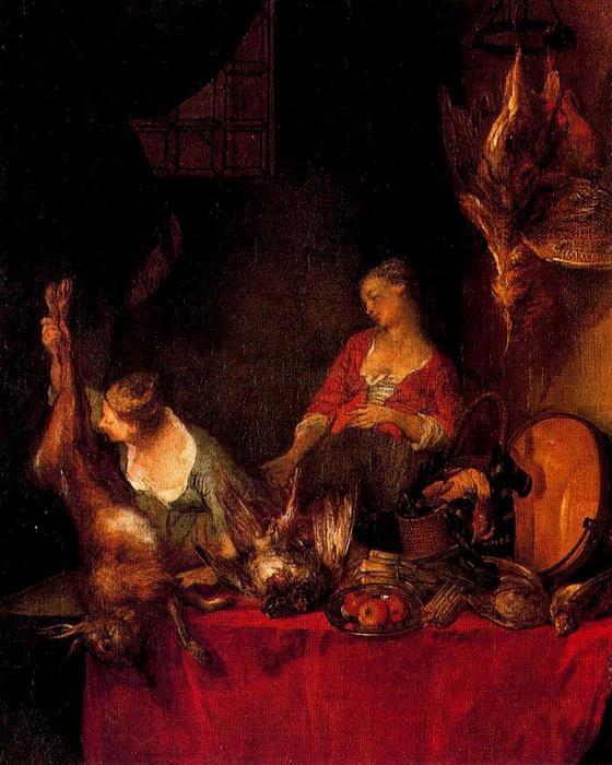 Wikioo.org - The Encyclopedia of Fine Arts - Painting, Artwork by Nicolas Lancret - the kitchen