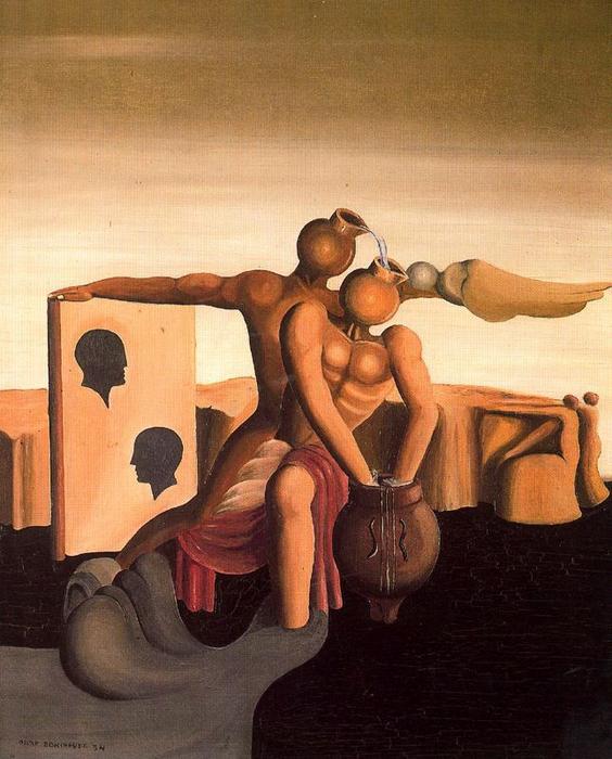 WikiOO.org - Enciclopedia of Fine Arts - Pictura, lucrări de artă Oscar Dominguez - Summer Desire