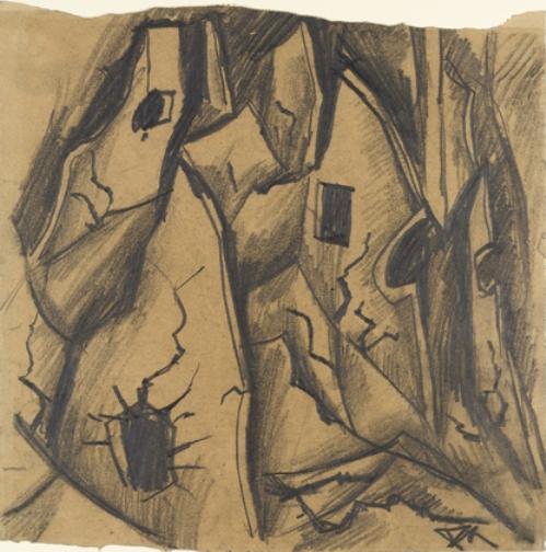 Wikioo.org – L'Encyclopédie des Beaux Arts - Peinture, Oeuvre de Otto Dix - Un mur criblé