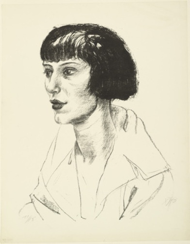 WikiOO.org - Enciclopédia das Belas Artes - Pintura, Arte por Otto Dix - Mrs. Otto Mueller