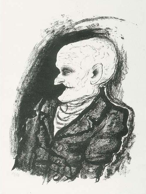 WikiOO.org - Enciclopédia das Belas Artes - Pintura, Arte por Otto Dix - Old man