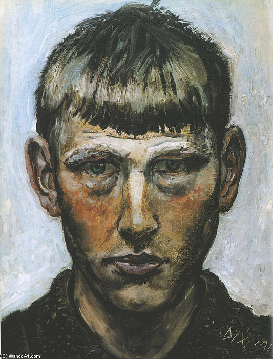 Wikioo.org - The Encyclopedia of Fine Arts - Painting, Artwork by Otto Dix - Self-Portrait